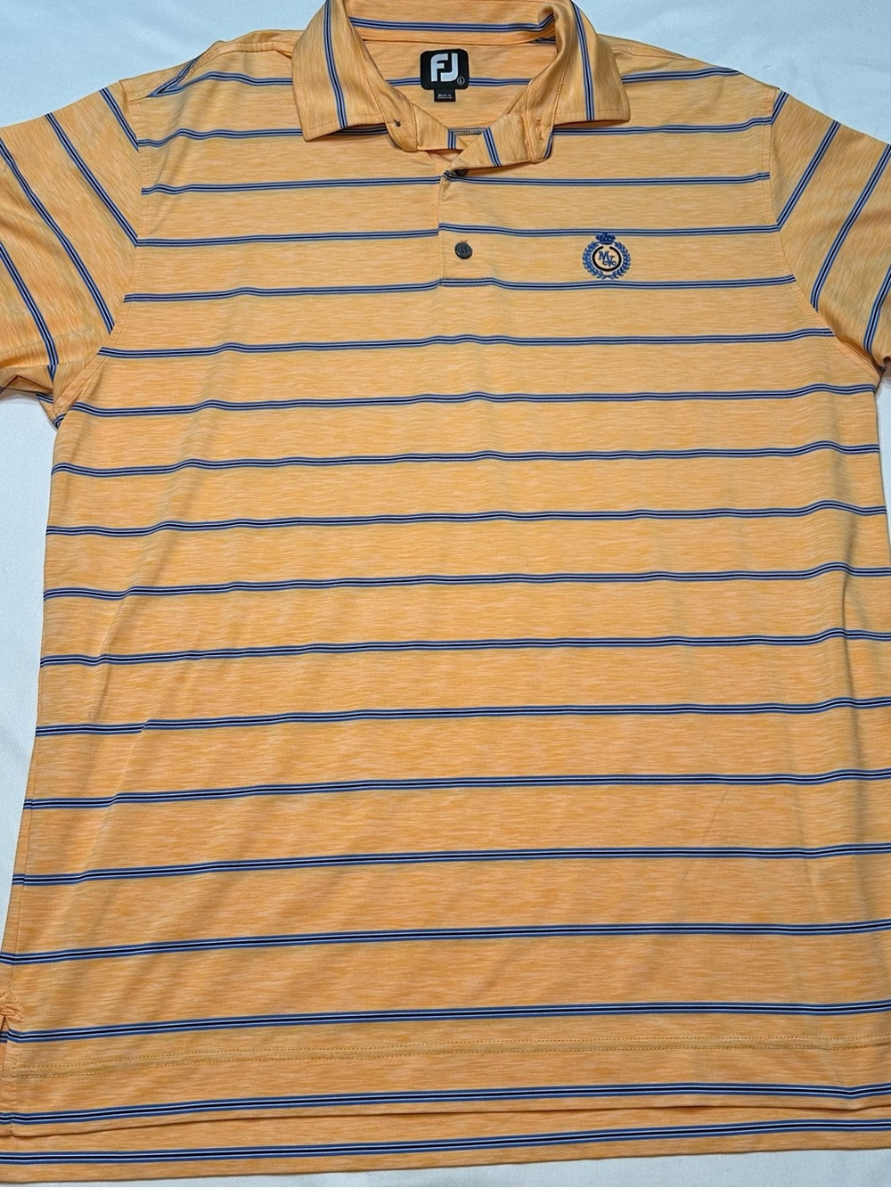 FootJoy Mesa Verde CC Striped Golf Polo Shirt Large